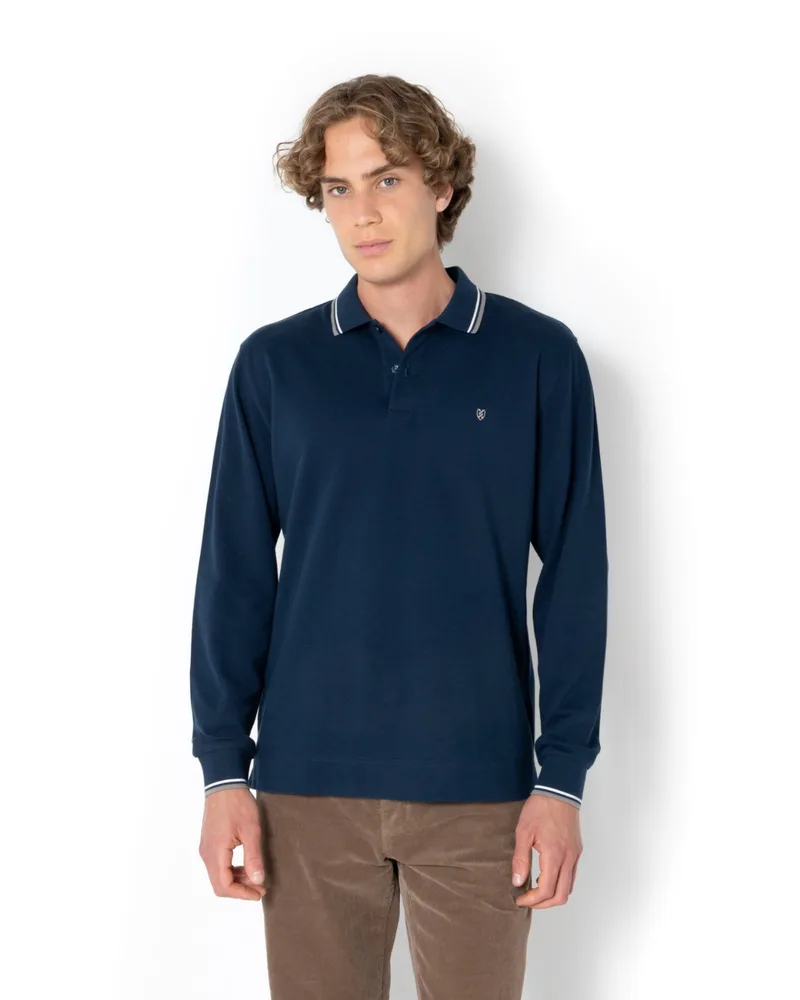 The Bostonians Ανδρική Μπλούζα Twin Tipped Polo 3PL1151-B691PE Πετρόλ