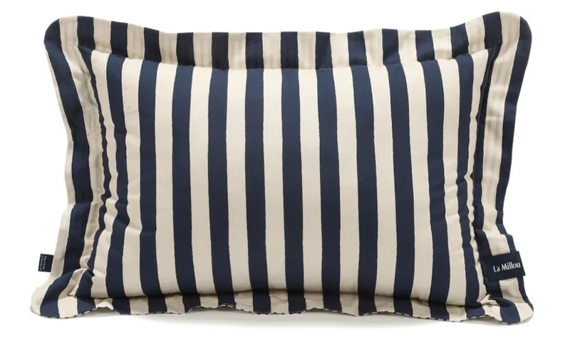 Μεγάλο Παιδικό Μαξιλάρι Stripes Navy