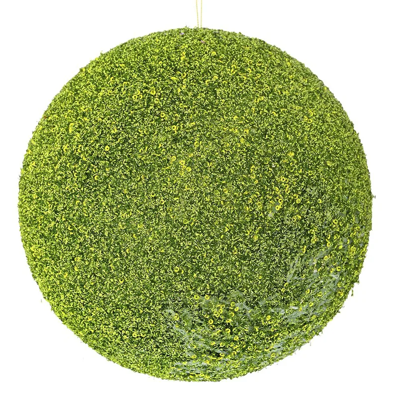 Χριστουγεννιάτικη Μπάλα Polyfoam Glitter Λαχανί 25εκ. iliadis 83558 (Σετ 2 Τεμάχια) (Χρώμα: Λαχανί , Υλικό: Polyfoam) - Iliadis - il_83558