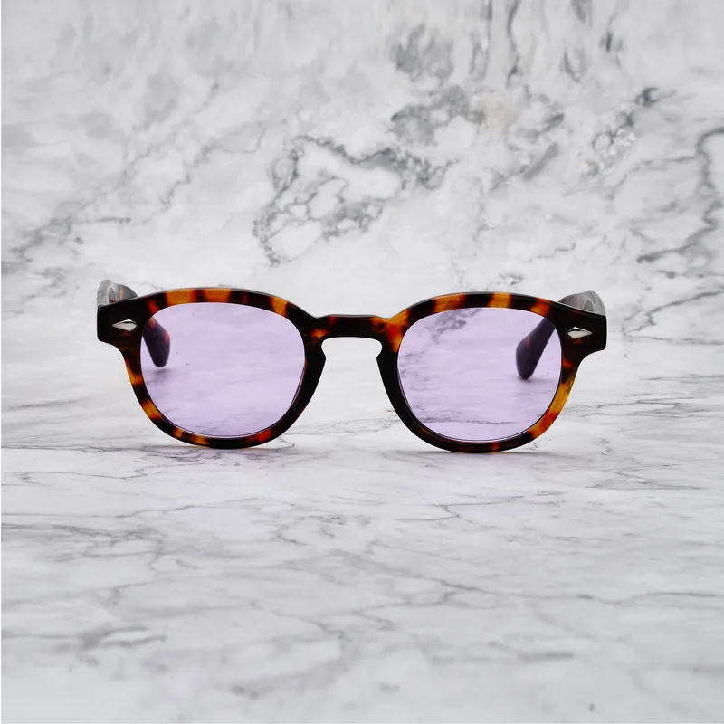 JOHNNY TORTOISE Tinted Sunglasses | Tortoise | Purple Shades | Explicit Poets Sunglasses