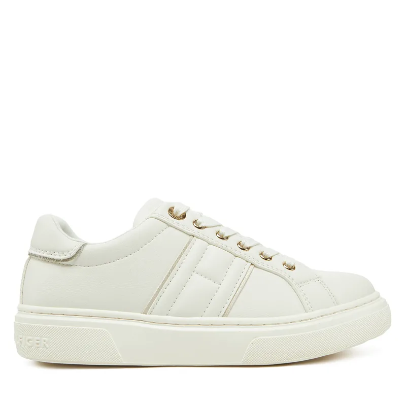 Αθλητικά Tommy Hilfiger Low Cut Lace-Up Sneaker T3A9-33745-1439 S Λευκό