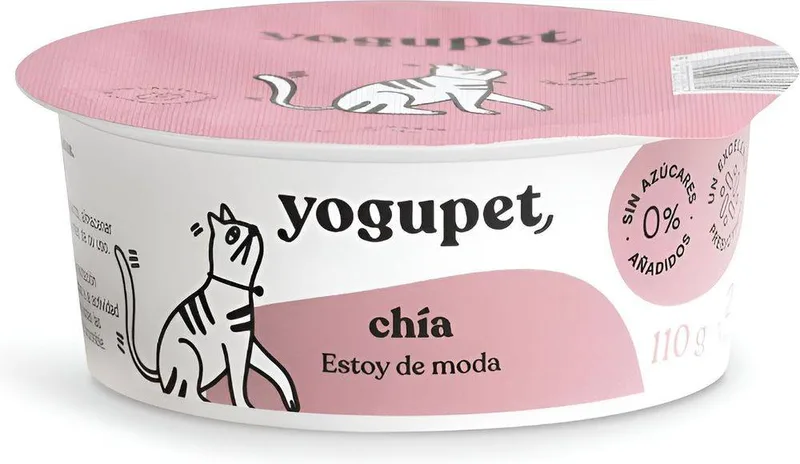 ΓΙΑΟΥΡΤΙ ΓΑΤΑΣ YOGUPET CLASSIC ΜΕ ΣΠΟΡΟΥΣ CHIA (110GR)