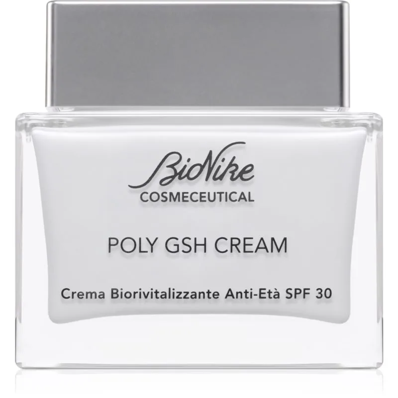 BioNike Cosmeceutical POLY GSH CREAM αποκαταστατική κρέμα κατά της γήρανσης της επιδερμίδας SPF 30 50 ml