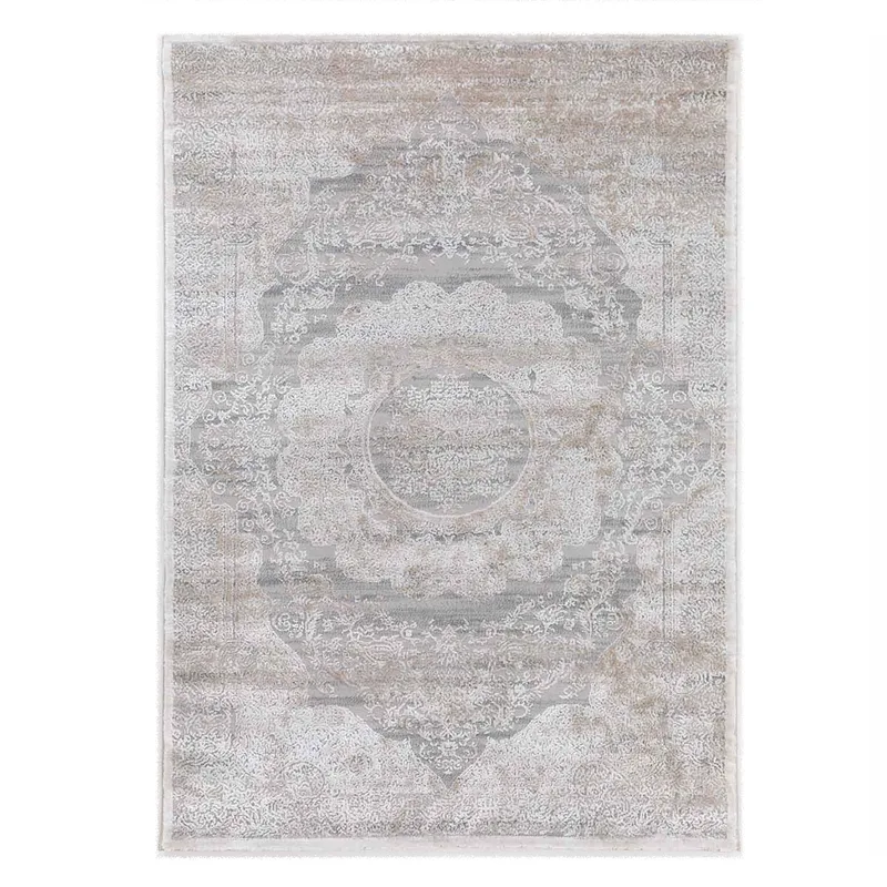 Χαλιά Κρεβατοκάμαρας (Σετ 3τμχ) Ezzo Firenze D076AH9 Grey