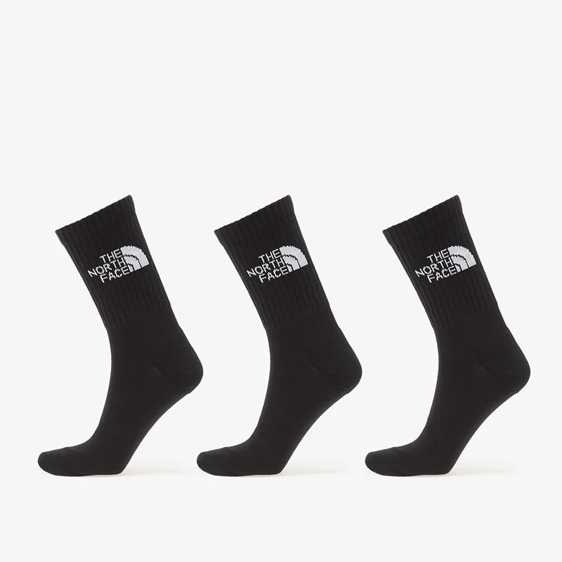 The North Face Everyday Standard Crew Sock - 3-Pack TNF Black XS