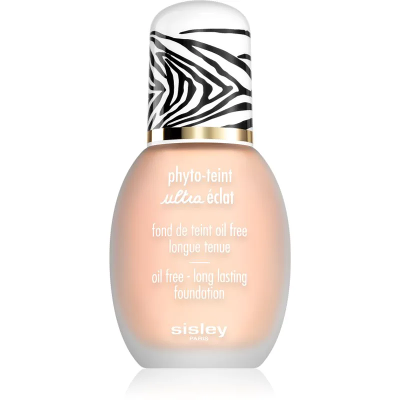 Sisley Phyto-Teint Ultra Eclat μακράς διαρκείας ρευστό μεικ απ για λαμπρή επιδερμίδα απόχρωση 3N (3+) Apricot 30 ml