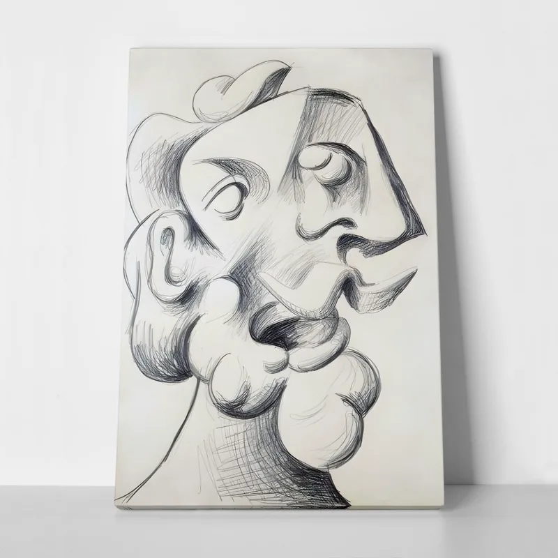 Πινακας σε καμβά PICASSO - HEAD OF A MAN