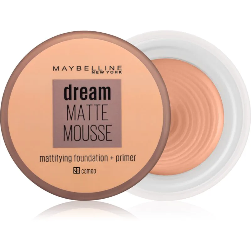 MAYBELLINE NEW YORK Dream Matte Mousse ματ μεικ απ απόχρωση 20 Cameo 18 ml