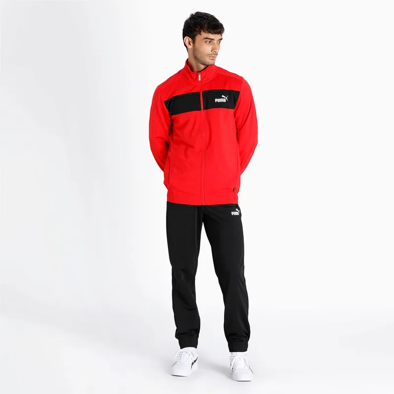 PUMA POLYESTER TRACKSUIT ΚΟΚΚΙΝΟ