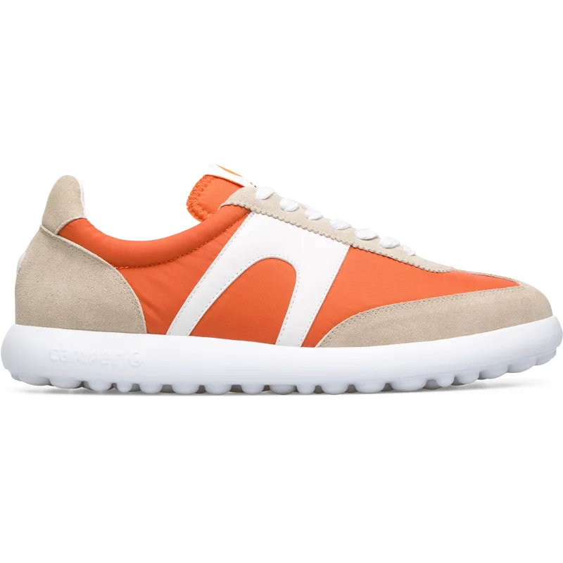 CAMPER Pelotas XLite - Sneakers Για Ανδρικα - Μπεζ,Πορτοκαλί,Λευκό, Μέγεθος 39, Cotton fabric