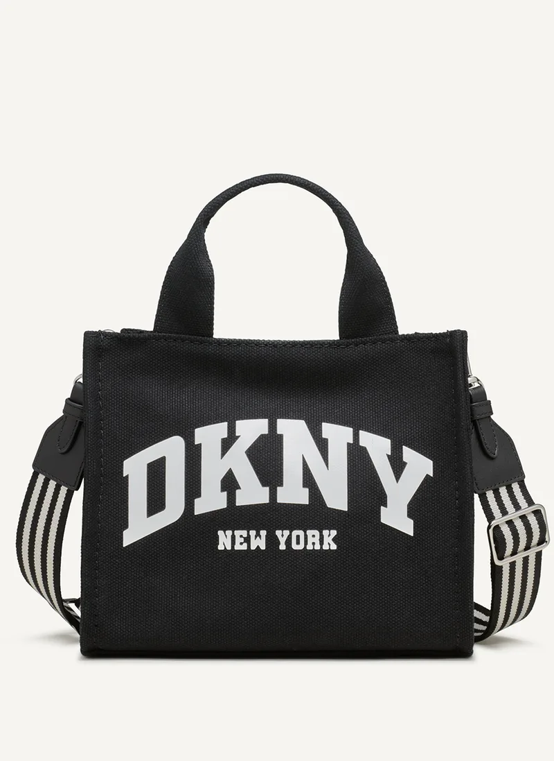 DKNY ΓΥΝΑΙΚΕΙΑ TOTE HANDBAG HADLEE R41AOC80 71Y1 BLACK/SILVER