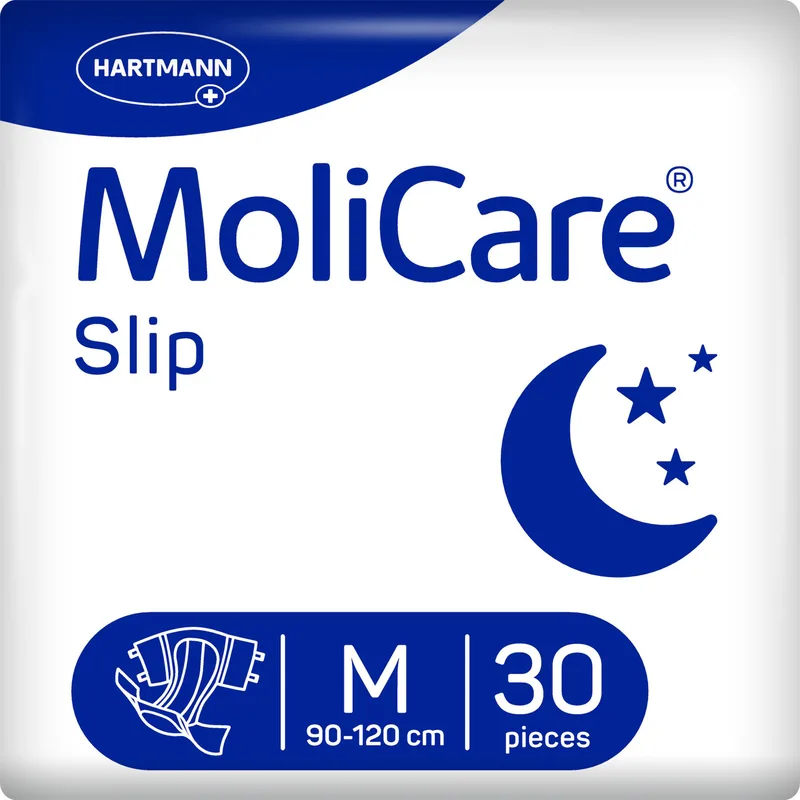 Hartmann MoliCare Night Slip Super Plus Σλιπ Ακράτειας για Κλινήρεις Ασθενείς Υψηλής Απορροφητικότητας Medium (90-120cm) 30 Τεμάχια
