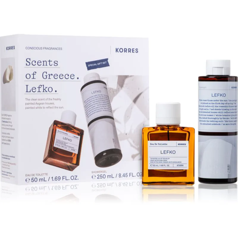 Korres Lefko σετ δώρου unisex