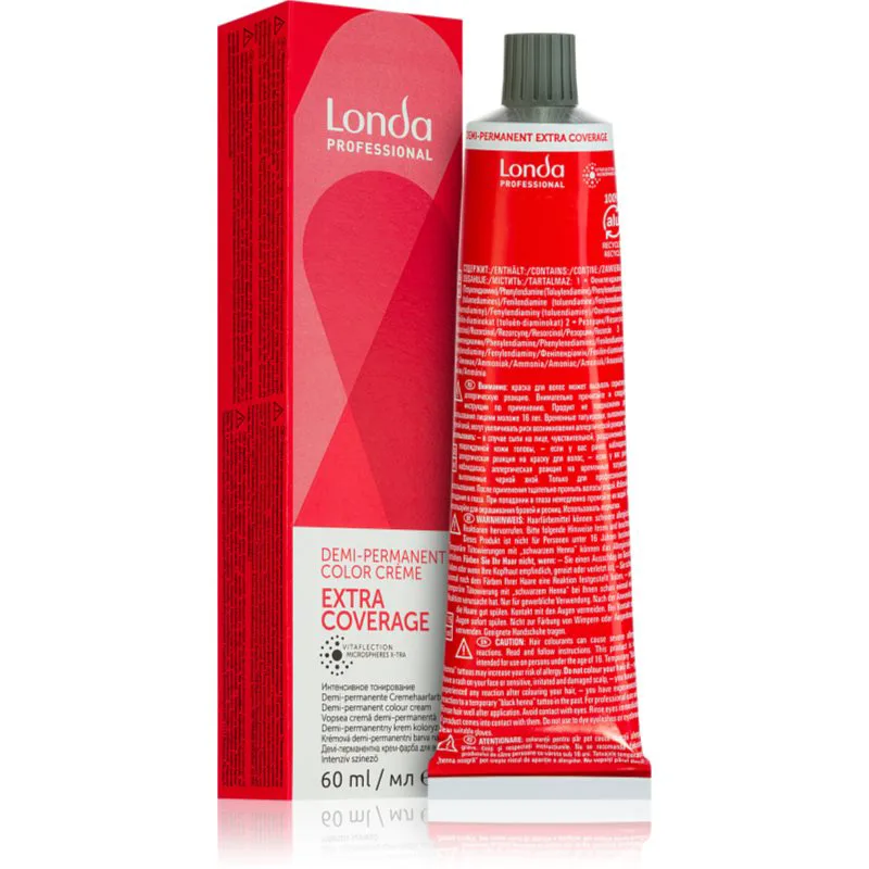 Londa Professional Demi-Permanent Color Demi-Permanent Color Creme ημιμόνιμη βαφή μαλλιών απόχρωση 5/07 60 ml