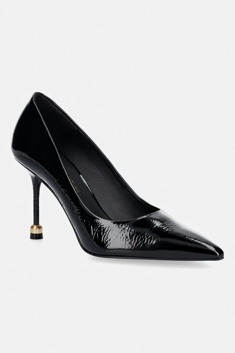 Vanda Novak στιλέτο δερμάτινο Aleksandra Glossy Black