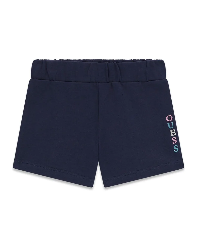 GUESS FRENCH TERRY REGULAR SHORTS ΣΟΡΤΣ ΠΑΙΔΙΚΟ GIRL K6GD03KA6R4-G77G NavyBlue