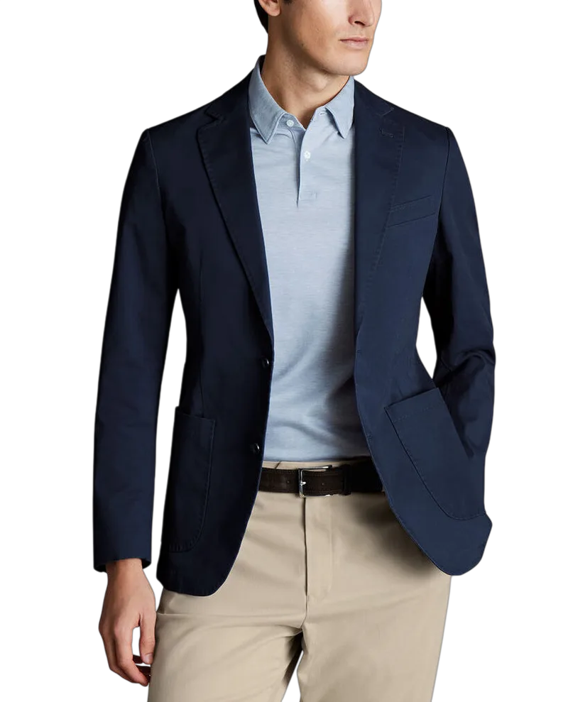 Ανδρικό Hanfred Σακάκι Navy Μπλε HUGO 50559113-405