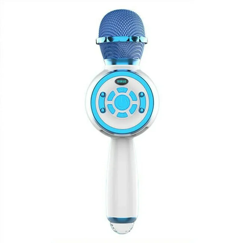 Ασύρματο Μικρόφωνο Karaoke DS810 σε Μπλε Χρώμα