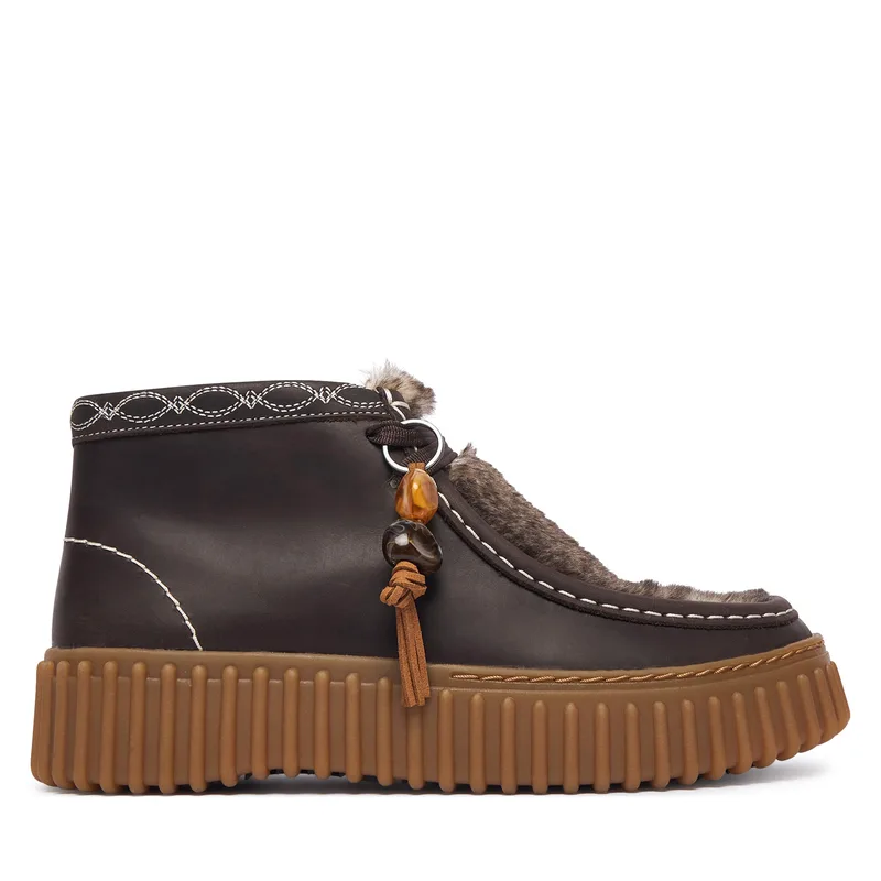 Μποτίνια Clarks Torhill Moss 26327772 Καφέ