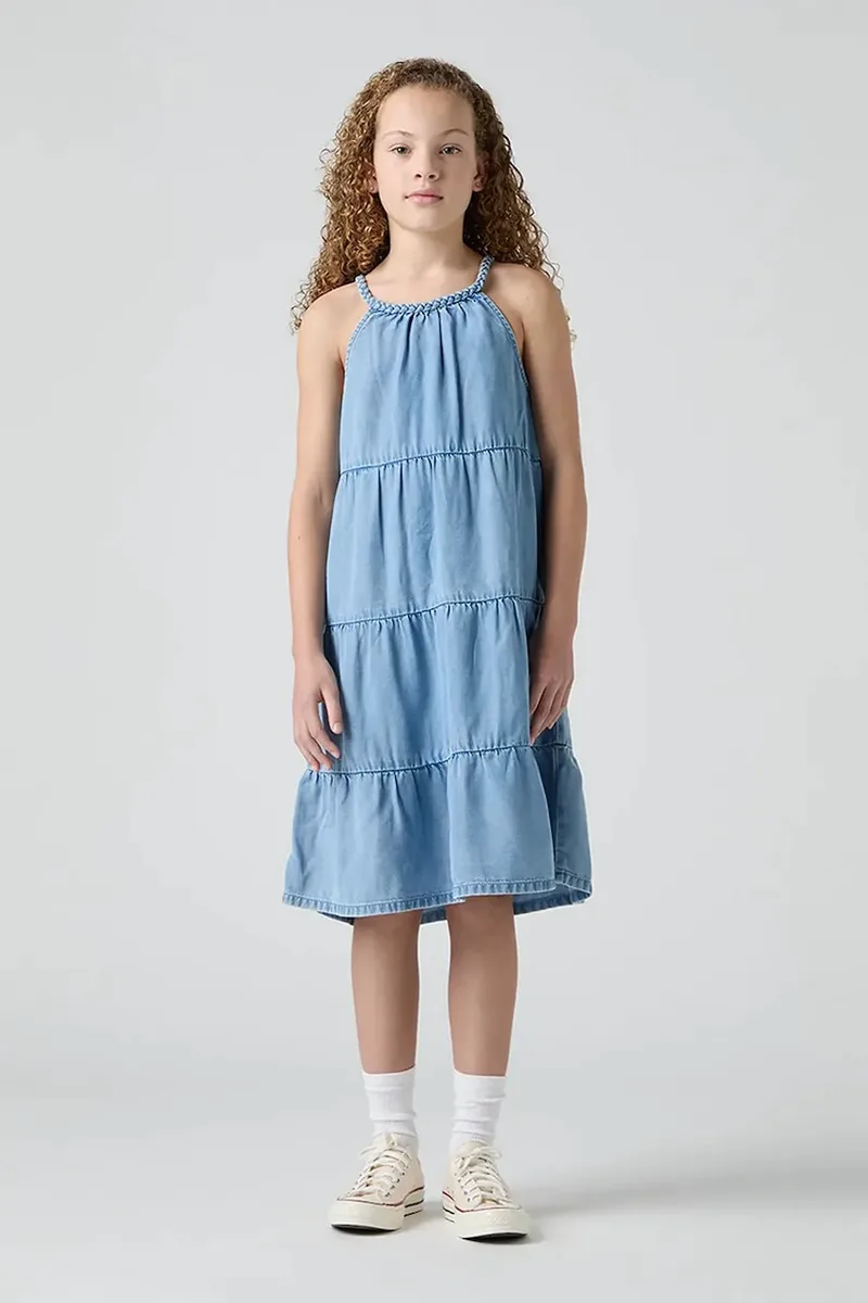 Παιδικό φόρεμα Levi's HALTER TIERED DRESS