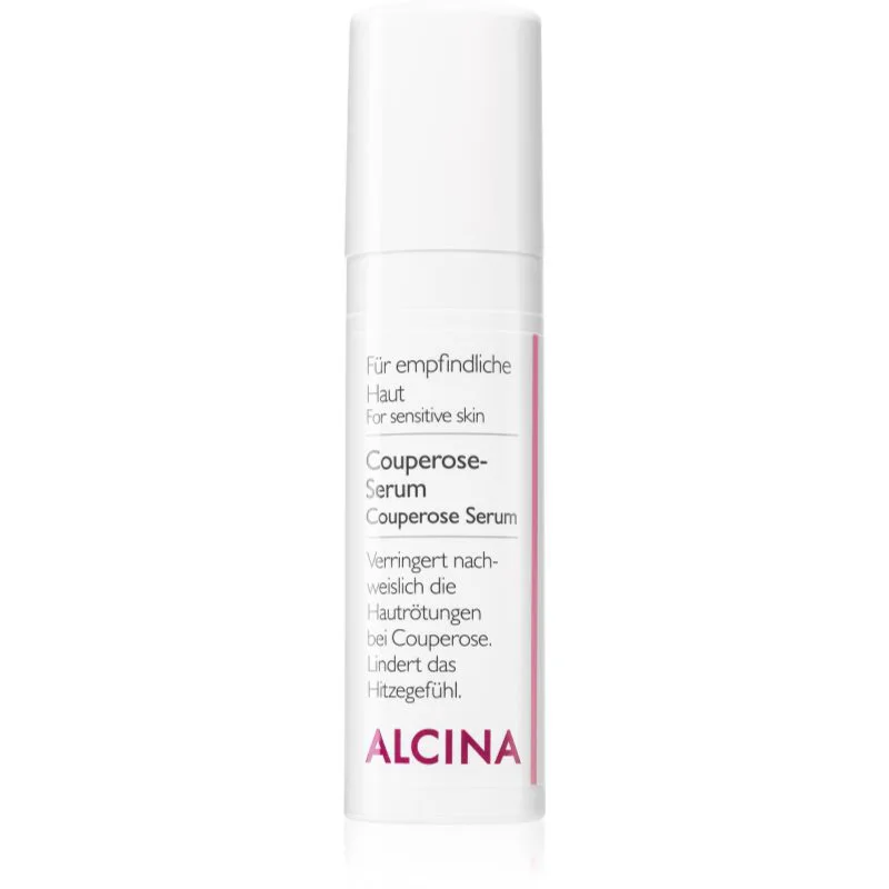 Alcina For Sensitive Skin ορός για μείωση των ευρυαγγειών και ερυθρότητα της επιδερμίδας 30 ml