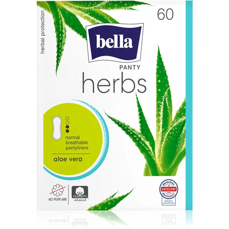 BELLA Herbs Aloe Vera σερβιετάκια χωρίς άρωμα 60 τμχ