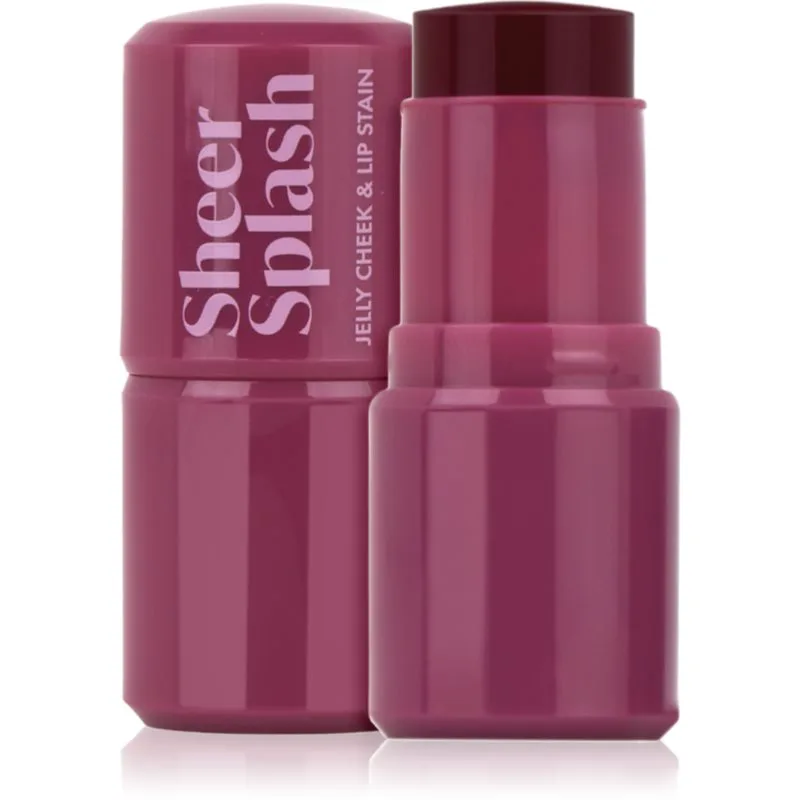 Barry M Sheer Splash πολυλειτουργικά καλλυντικά για χείλη και μάγουλα απόχρωση Pomegranate Pour 5.8 γρ