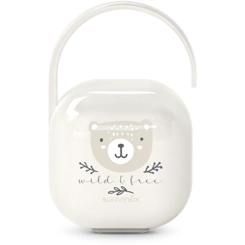 Suavinex Wild & Free Soother Holder κουτί πιπίλας Μπεζ 1 τμχ