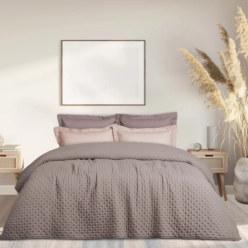 Das home κουβερλι υπερδιπλο happy 9628 λιλα σκουρο 220χ240