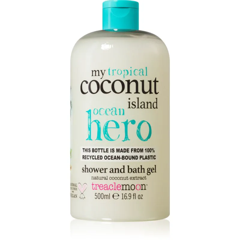 Treaclemoon My Coconut Island τζελ για ντους και μπάνιο 500 ml