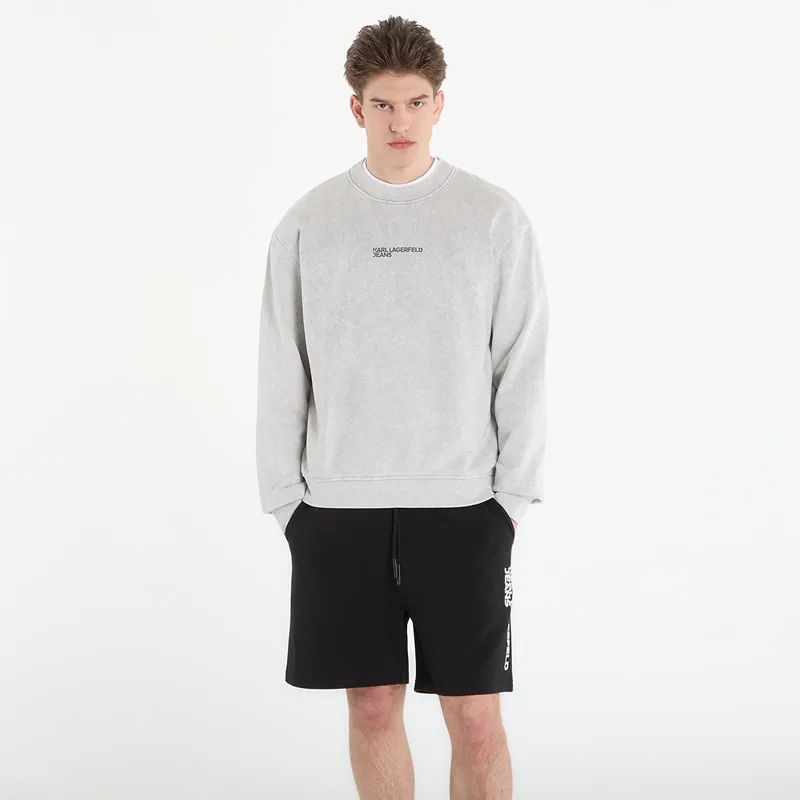 Φούτερ Karl Lagerfeld Jeans Reg Washed Sweat Micro Chip L