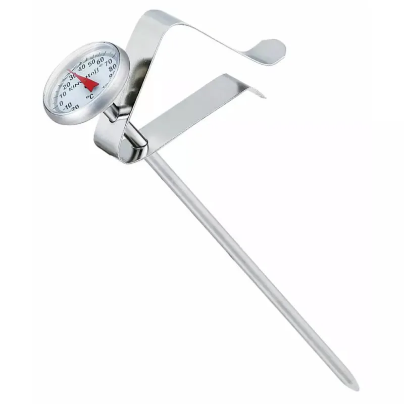 Θερμόμετρο κουζίνας Kinghoff KH 3696, 14 cm, Κλιπ στερέωσης, -20 έως 100C, Inox
