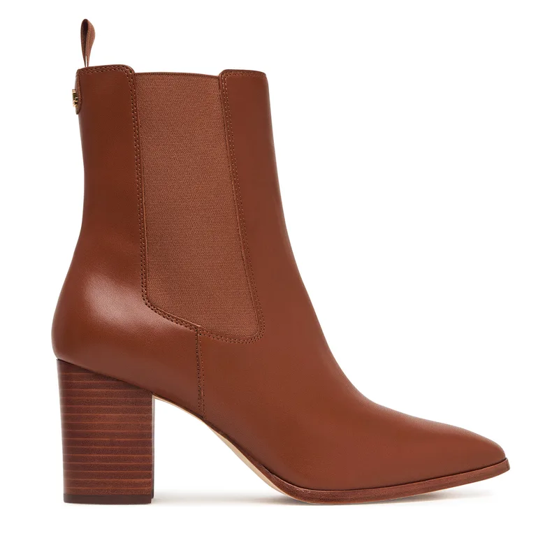 Μποτάκια LAUREN RALPH LAUREN Rlyn Bte Hl Bo Bte 802P15661001 Καφέ
