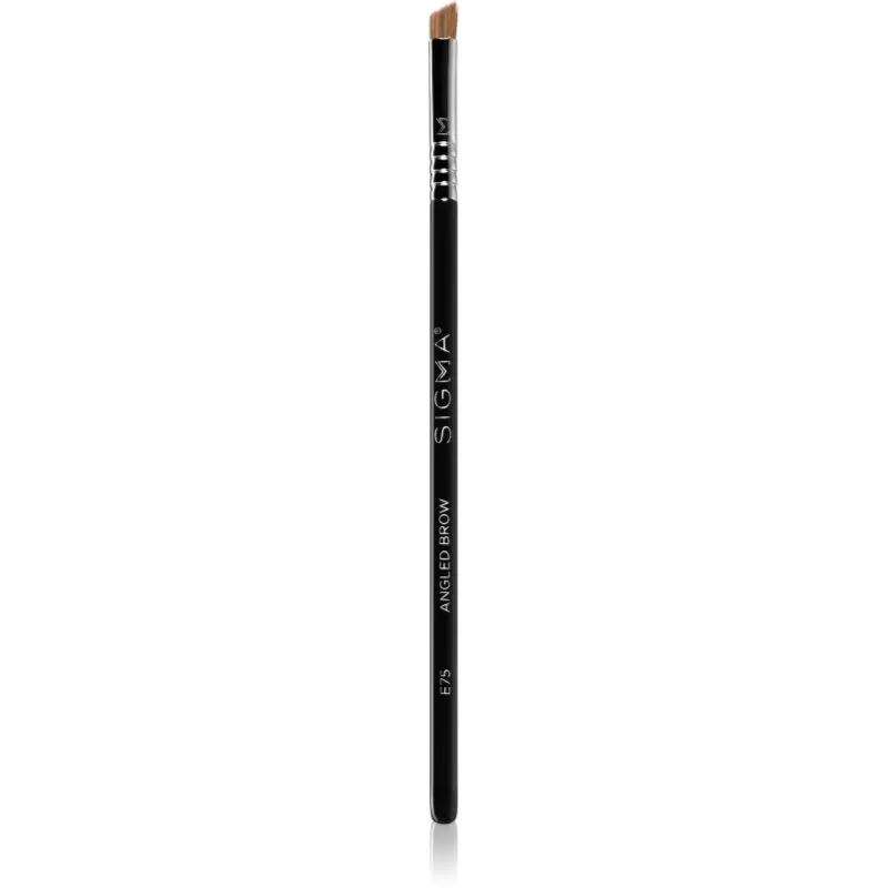 Sigma Beauty Brow E75 Angled Brow Brush λοξοτομημένο πινέλο για τα φρύδια 1 τμχ
