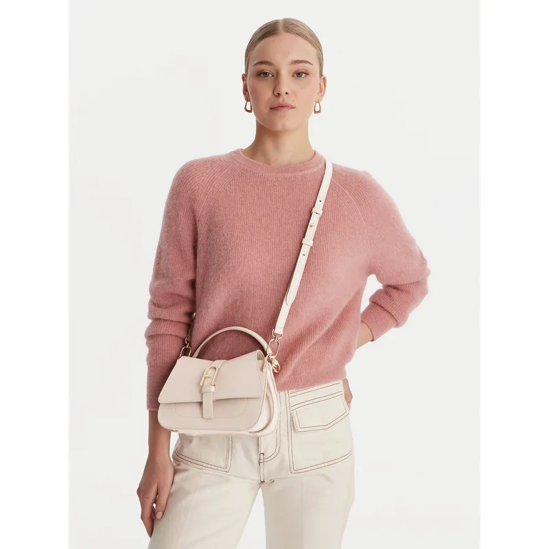 Τσάντα Furla Flow Mini WB01032 BX2045 BG 4556S Εκρού