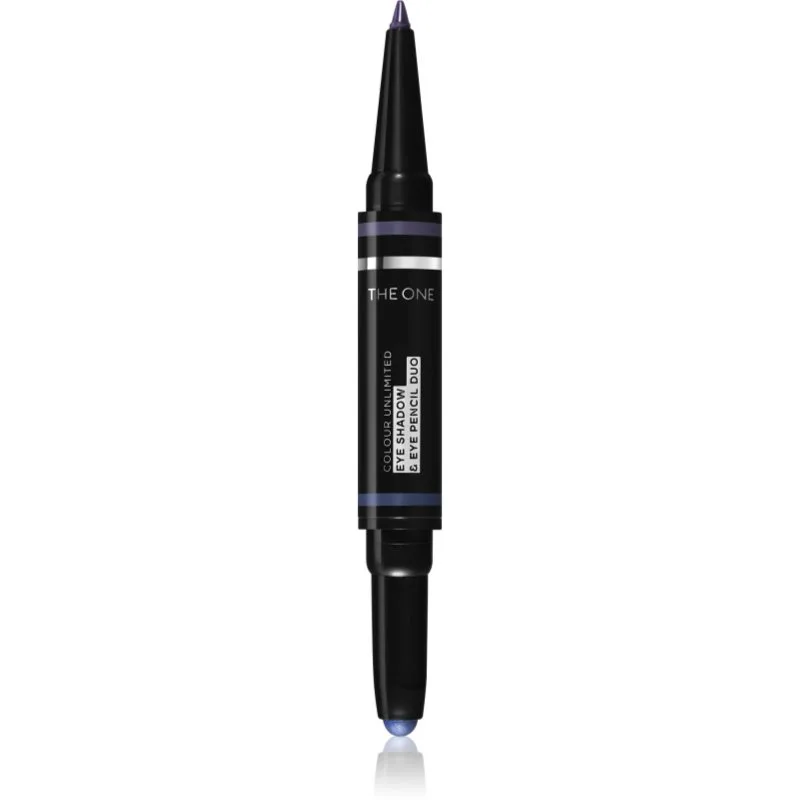 Oriflame The One Colour Unlimited σκιές ματιών και μολύβι για τα μάτια 2 σε 1 απόχρωση Azure Blue 1,2 γρ