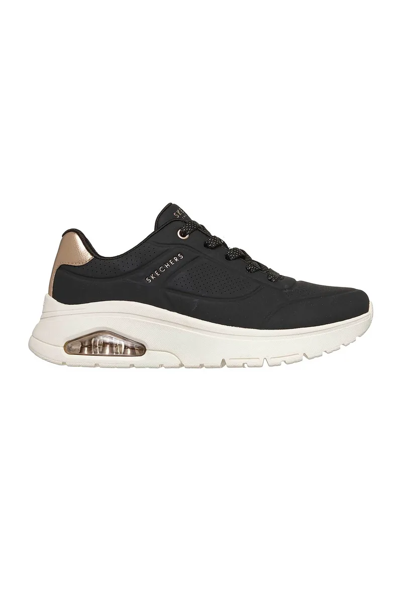 Skechers γυναικεία αθλητικά παπούτσια "Uno Flex - Echo Air" - 177799_BLK Μαύρο