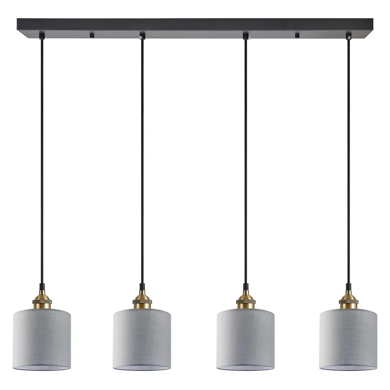 Φωτιστικό Οροφής Πολύφωτο Homelighting 77-8738 Bronze/Grey