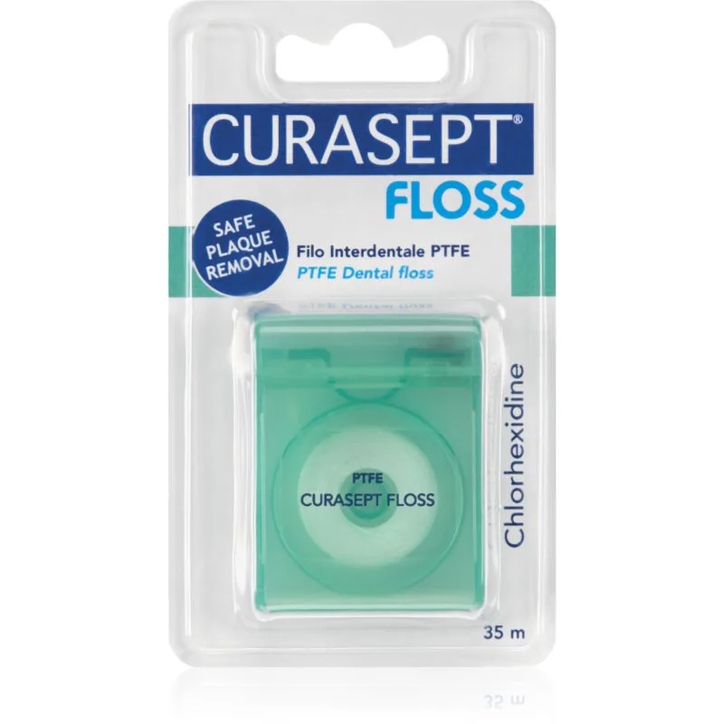Curasept Dental Floss PTFE ειδικό οδοντικό νήμα με αντιβακτηριακό συστατικό 35 μ