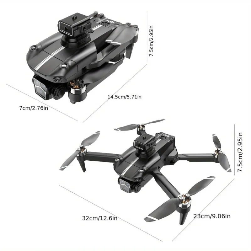 Toysky S182GPS Drone 4K Κάμερα με χειριστήριο με Οθόνη 4,5