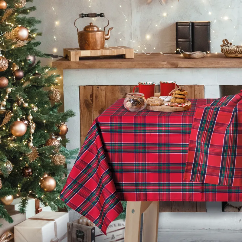 Das home christmas τραπεζομαντηλο 140χ180 0769 green, red