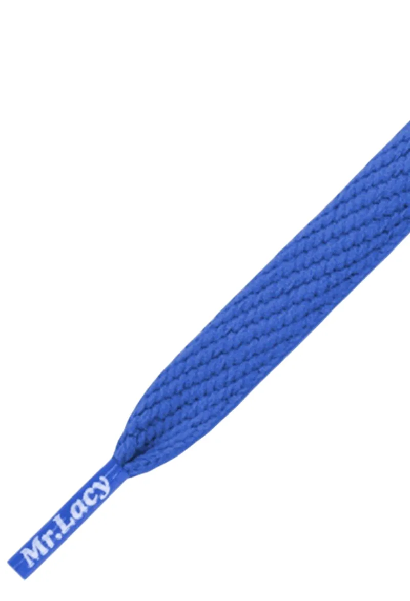 Κορδόνια Mr. Lacy Flatties 130cm Royal Blue 315610-RBlue