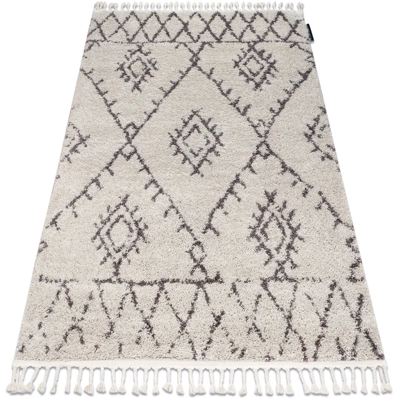 Χαλιά Rugsx Χαλί BERBER FEZ G0535 κρέμα / καφέ 120x170 cm
