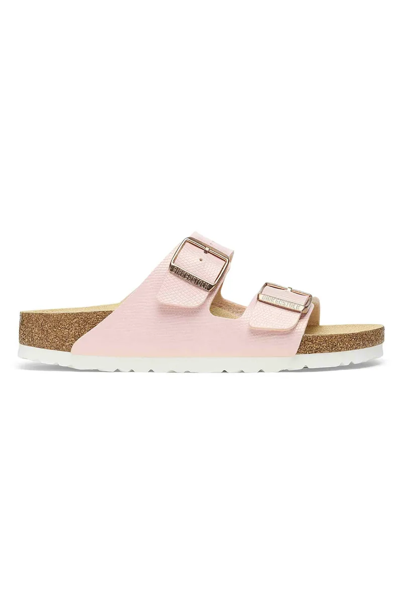 Birkenstock γυναικεία σανδάλια "Arizona BS Birko-Flor Embossed" - 1026448003543 Ροζ