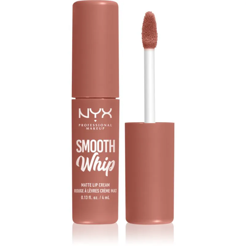 NYX Professional Makeup Smooth Whip Matte Lip Cream βελούδινο κραγιόν με λειαντικό αποτέλεσμα απόχρωση 23 Laundry Day 4 μλ