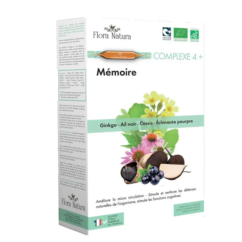 Flora Natura memory Bio Complex 4+ 20 vials