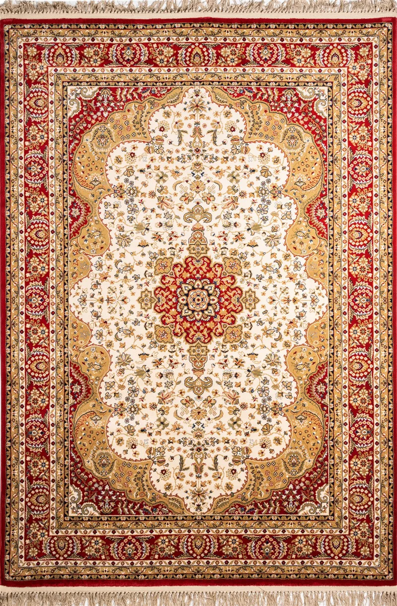 ΧΑΛΙ ORIAN 217/Cream Red - Klonaras Home Fashion ΣΕΤΚΡΕΒΑΤΟΚΑΜΑΡΑΣ
