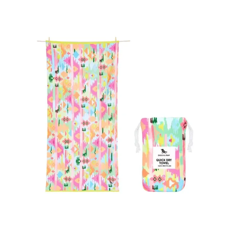 Dock & Bay Quick Dry Beach Towel - Ibiza Glow XL (200cm x 90cm)