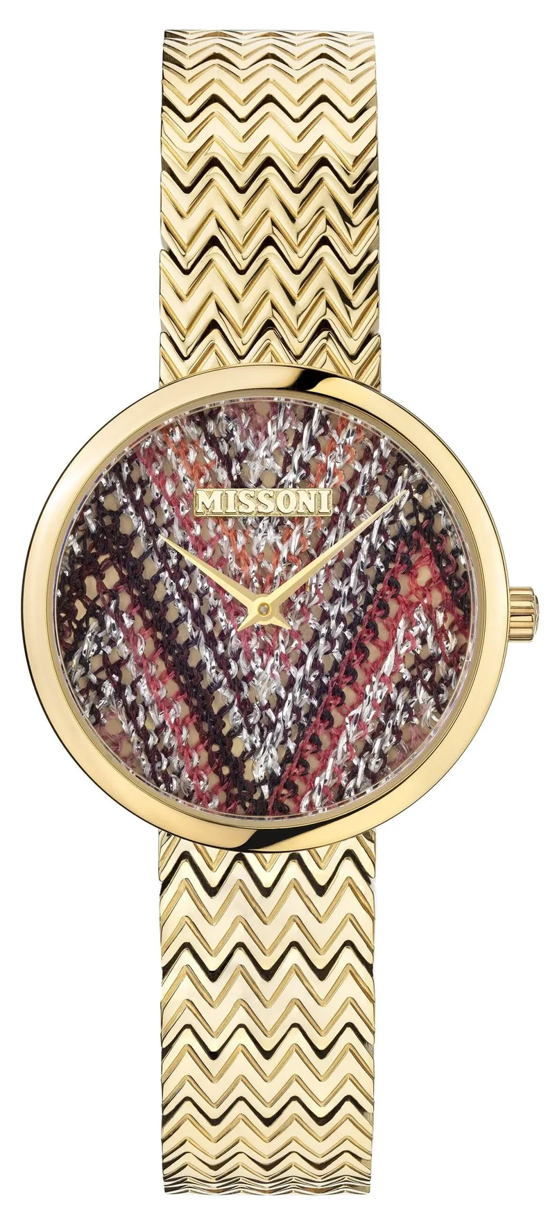 MISSONI M1 Swiss Made - MWY201621 Χρυσό case with Stainless Steel Bracelet