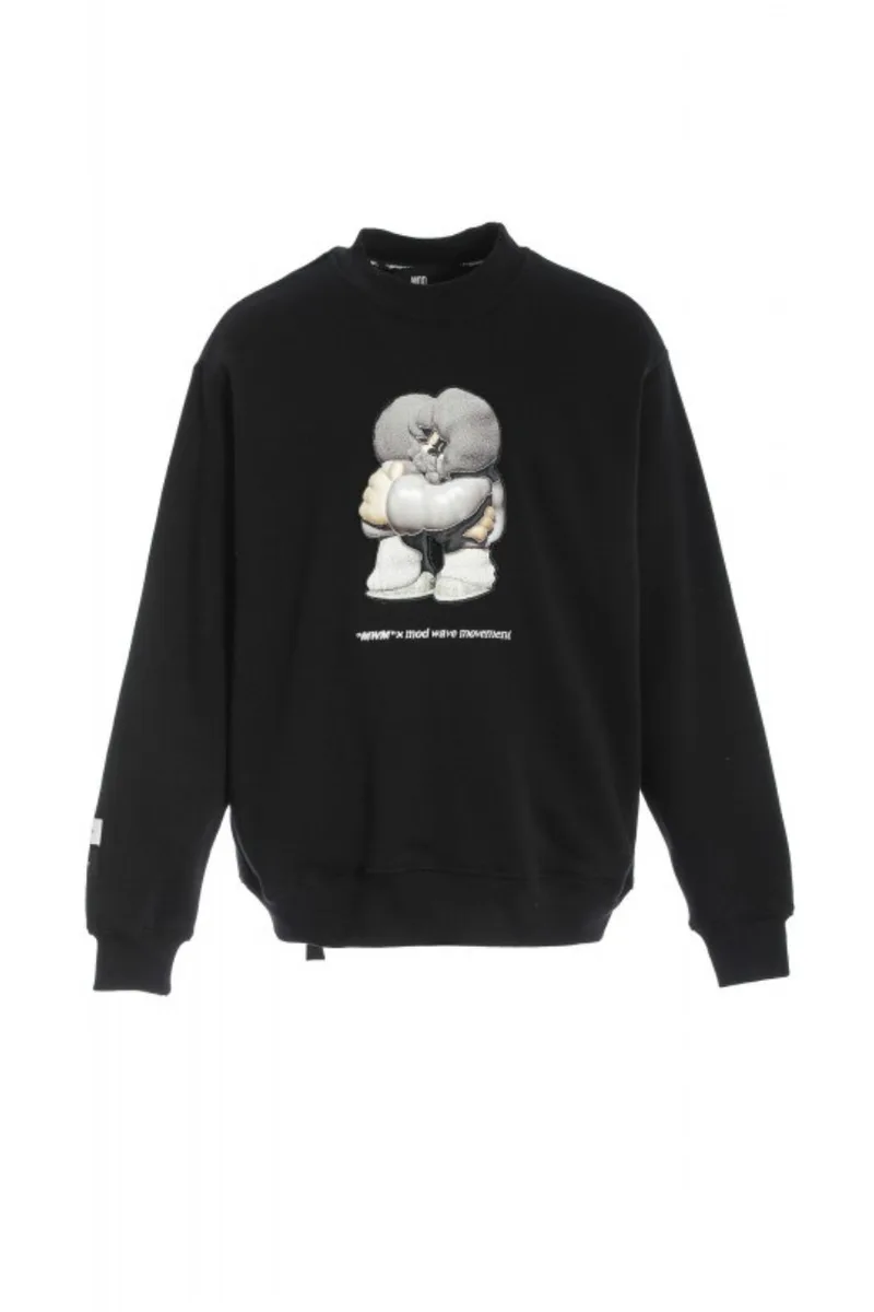 MOD WAVE MOVEMENT VG Dog Unisex Φούτερ-Μαύρο-MW093060087-BLACK